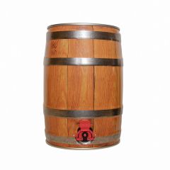 Fustino simil-legno 5 litri con rubinetto e gommino