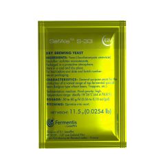 Lievito secco Fermentis SafAle™ S-33 - 11,5 g