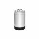 Fusto birra acciaio inox 9 litri, innesto jolly