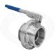 Valvola a farfalla clamp/clamp 3''